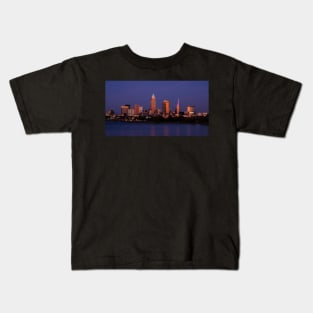 Cleveland At Twilight Kids T-Shirt